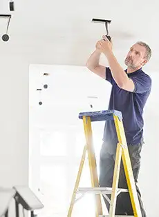 lamp light installation