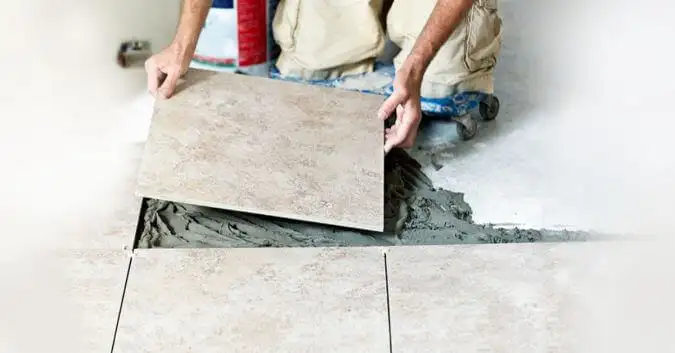 Bild von einem Fliesenleger